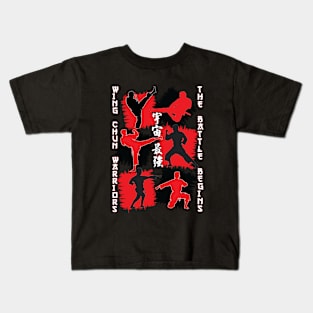 wing chun warrior the battle begins Kids T-Shirt